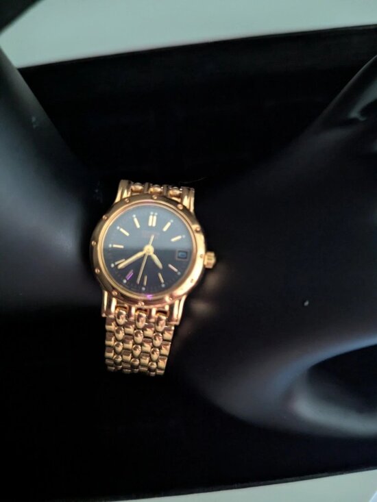 Citizen Watch Women Black Dial Gold Tone New Battery main image 6
